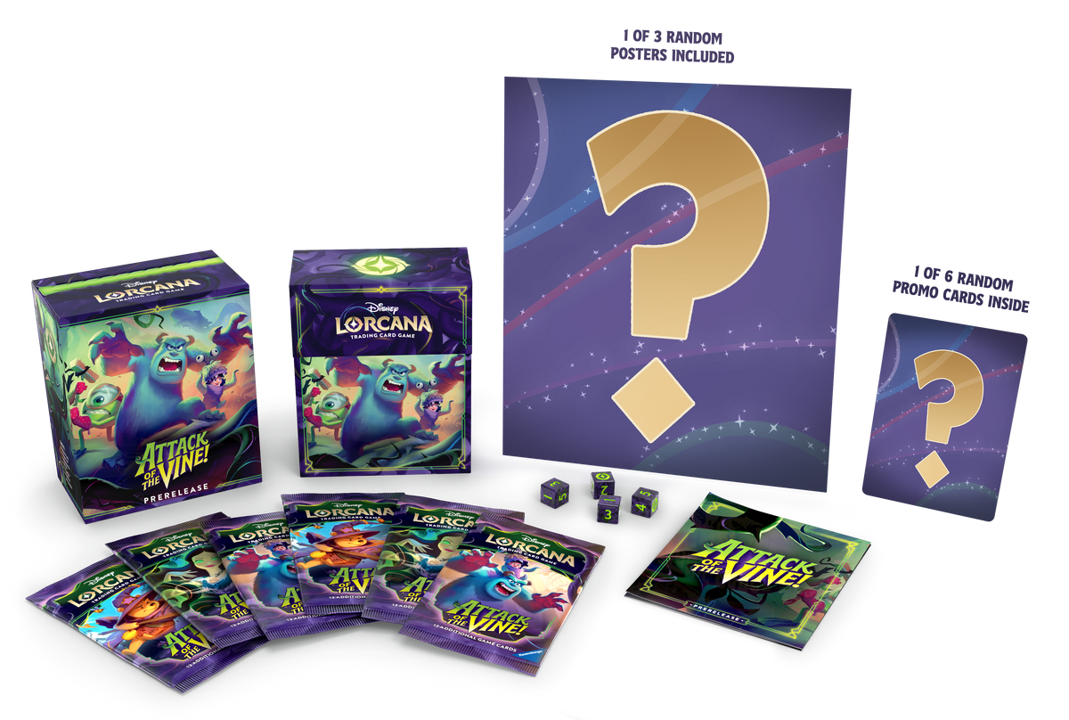 Disney Lorcana - Attack of the Vine! Prerelease Boxes