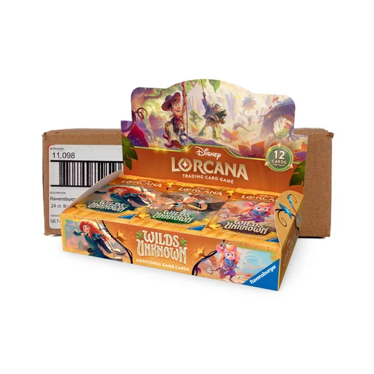Disney Lorcana Wilds Unknown Sealed Case (4x Booster Box)